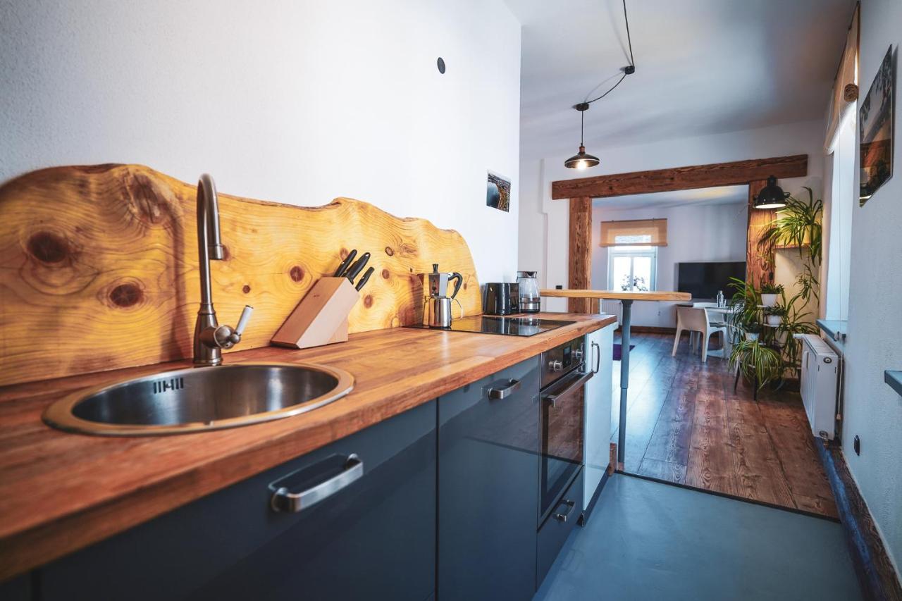 Studio Apartment Zur Alten Post, 48Qm Individualapartment Mit Blick Ueber Zittaus Altstadt, Ferienwohnung Im Altstadtkern Umrandet Vom Zittauer Gebirge Exterior foto